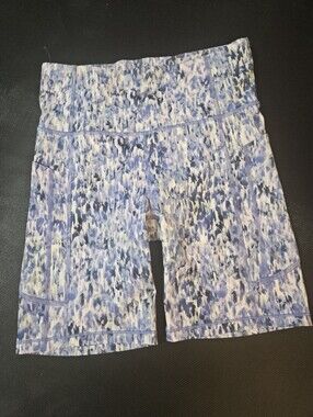 Athleta Ultimate Stash 7" Pull-On Bike Spadex Compression Shorts Pockets S EUC
